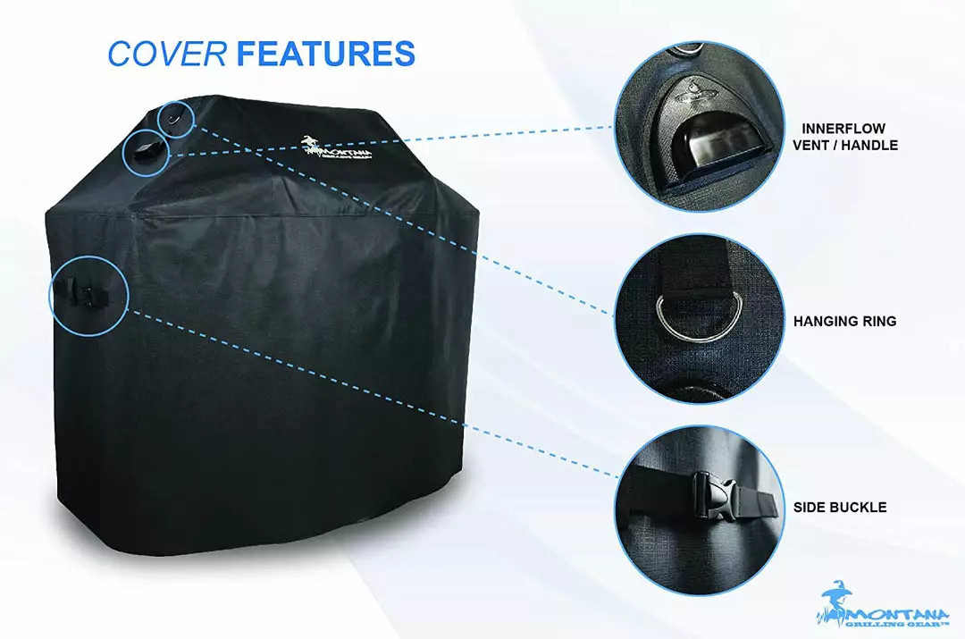 Heavy Duty 90" BBQ Cover PTCLH90 By Montana BBQ Accessories 3 Heavy Duty 90" BBQ Cover PTCLH90 By Montana BBQ Accessories