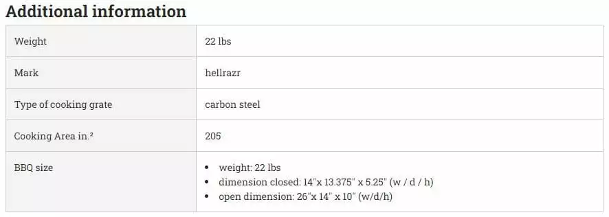 Hellrazr Beartrap Portable Charcoal Grill BEAR-U-CG-5 6 Hellrazr Beartrap Portable Charcoal Grill BEAR-U-CG-5