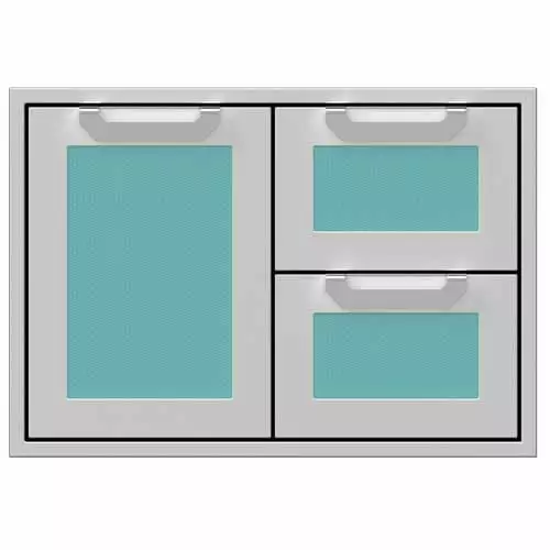 Hestan 30" Double Drawer And Door Storage Combo 2 Hestan 30" Double Drawer And Door Storage Combo