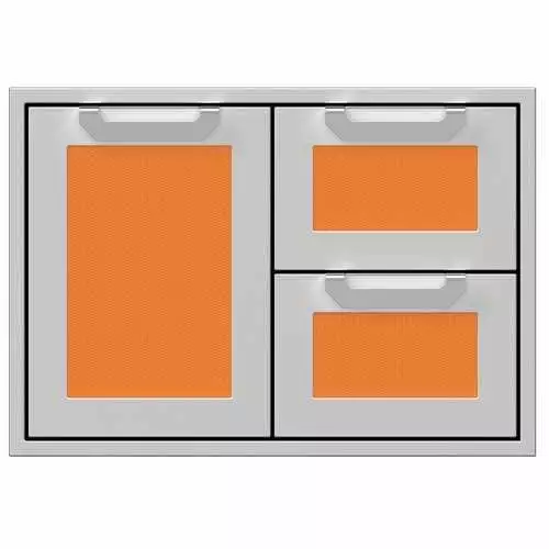 Hestan 30" Double Drawer And Door Storage Combo 3 Hestan 30" Double Drawer And Door Storage Combo