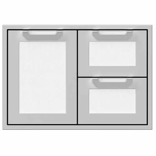 Hestan 30" Double Drawer And Door Storage Combo 4 Hestan 30" Double Drawer And Door Storage Combo