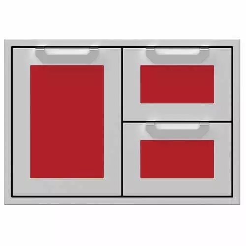 Hestan 30" Double Drawer And Door Storage Combo 7 Hestan 30" Double Drawer And Door Storage Combo