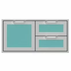 Hestan 36" Double Drawer And Door Storage Combo