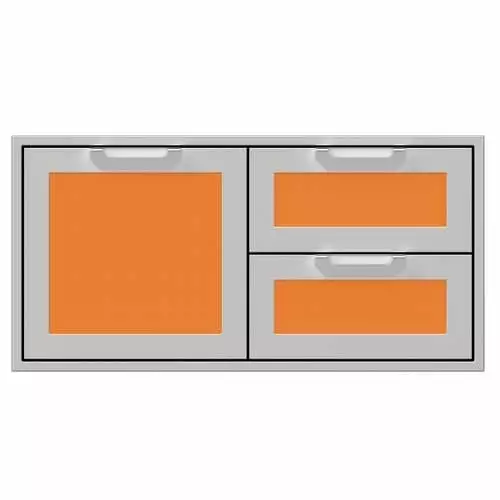 Hestan 36" Double Drawer And Door Storage Combo 3 Hestan 36" Double Drawer And Door Storage Combo