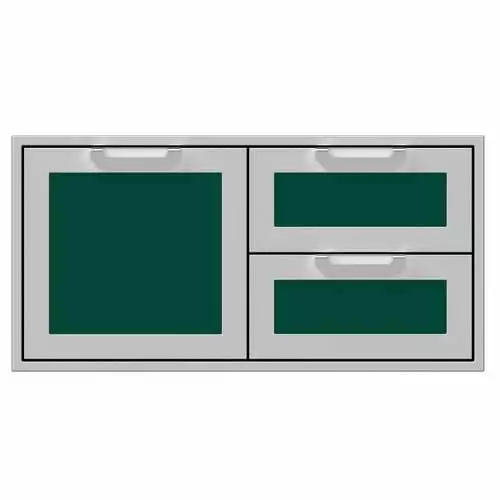 Hestan 36" Double Drawer And Door Storage Combo 5 Hestan 36" Double Drawer And Door Storage Combo