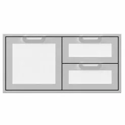 Hestan 42" Double Drawer And Door Storage Combo