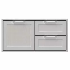 Hestan 42" Double Drawer And Door Storage Combo
