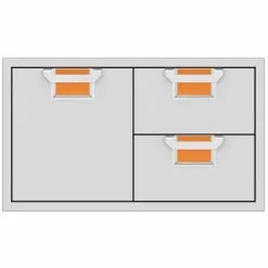 Hestan Aspire 36" Double Drawer And Door Storage Center