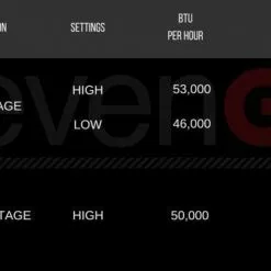 IR Energy Patio Heater Fixed GA301M EvenGlo (Natural Gas)
