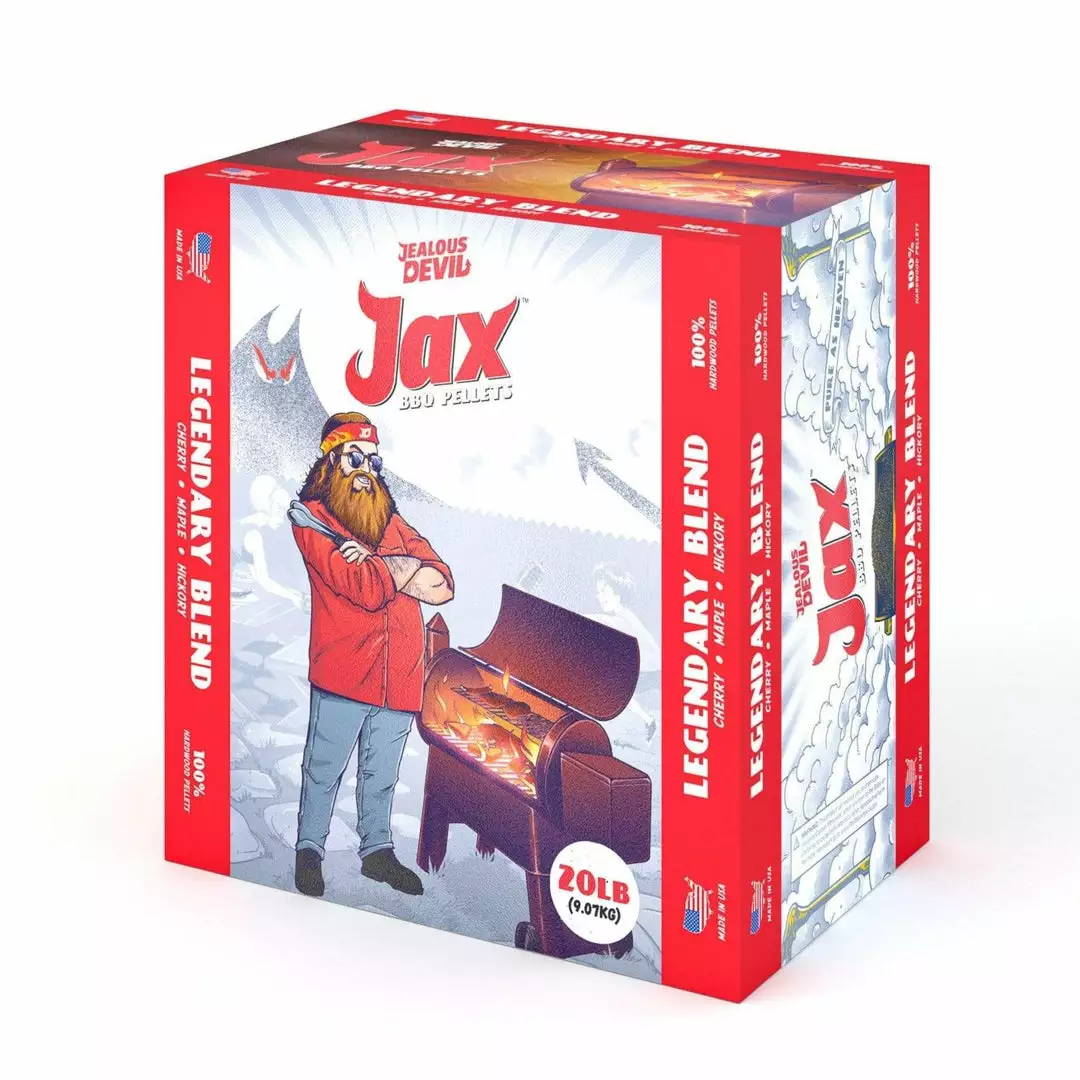Jealous Devil 100% All-Natural BBQ Wood Pellets - Jax 1 Jealous Devil 100% All-Natural BBQ Wood Pellets - Jax