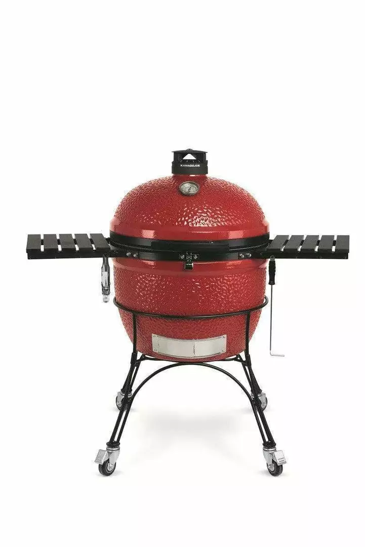 Kamado Joe Big Joe II 24" BJ24RHC Ceramic Charcoal Grill With Cart & Wheels 1 Kamado Joe Big Joe II 24" BJ24RHC Ceramic Charcoal Grill With Cart & Wheels