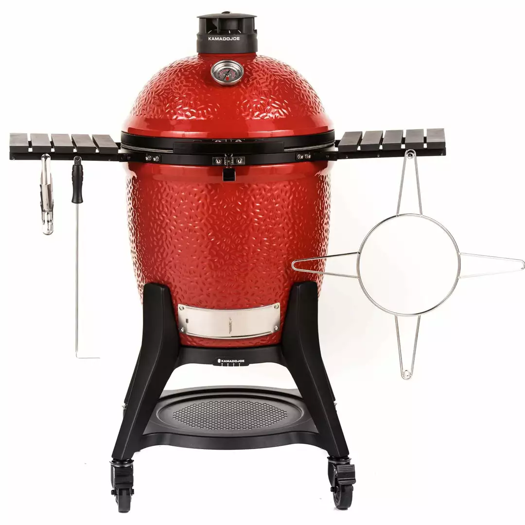 Kamado Joe - Classic Joe III 18" KJ23RHCI-A Charcoal Grill W/ Cart & Wheels 1 Kamado Joe - Classic Joe III 18" KJ23RHCI-A Charcoal Grill W/ Cart & Wheels