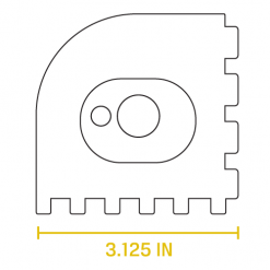 Lodge Accessory - Rigid Pan Scrapers (Set Of 2)