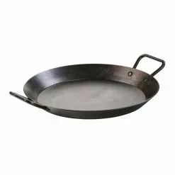 BBQ Accessories Lodge Carbon Steel Seasoned Skillet 15" W/ Loop Handles
