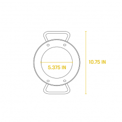 Lodge Carbon Steel Seasoned Skillet 8" W/ Loop Handles BBQ Accessories 11 Lodge Carbon Steel Seasoned Skillet 8