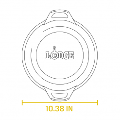 Lodge Cast Iron Double Dutch Oven 5 Quart W/ Loop Handles BBQ Accessories