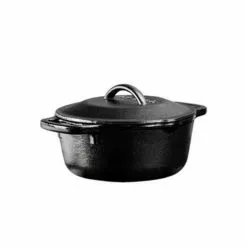 Lodge Cast Iron Dutch Oven 2 Quart W/ Loop Handles BBQ Accessories