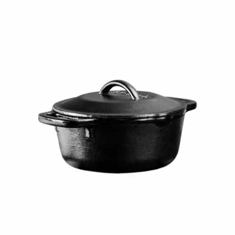 Lodge Cast Iron Dutch Oven 2 Quart W/ Loop Handles BBQ Accessories 1 Lodge Cast Iron Dutch Oven 2 Quart W/ Loop Handles BBQ Accessories