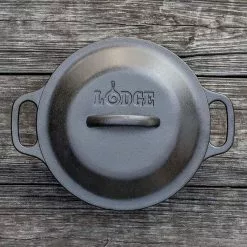 Lodge Cast Iron Dutch Oven 2 Quart W/ Loop Handles BBQ Accessories