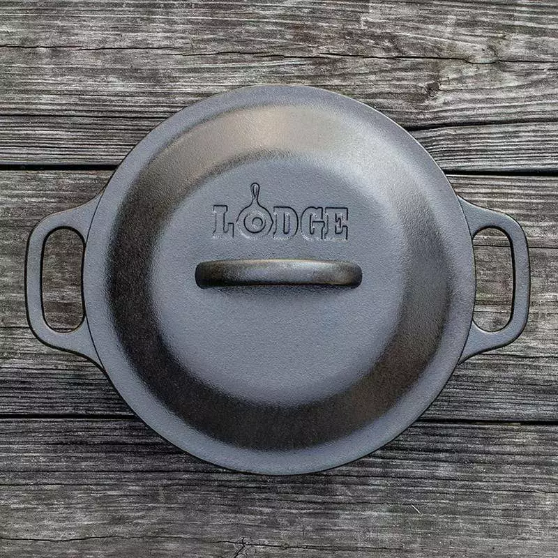 Lodge Cast Iron Dutch Oven 2 Quart W/ Loop Handles BBQ Accessories 2 Lodge Cast Iron Dutch Oven 2 Quart W/ Loop Handles BBQ Accessories
