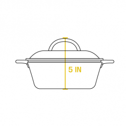 Lodge Cast Iron Dutch Oven 2 Quart W/ Loop Handles BBQ Accessories 11 Lodge Cast Iron Dutch Oven 2 Quart W/ Loop Handles BBQ Accessories