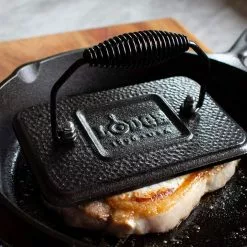 BBQ Accessories Lodge Cast Iron Grill Press 6.75"