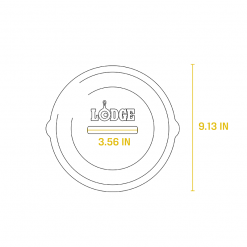 Lids & Domes Lodge Cast Iron Lid 9"