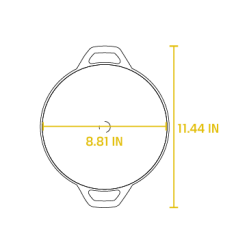 BBQ Accessories Lodge Cast Iron Mini Wok 9" 10 BBQ Accessories Lodge Cast Iron Mini Wok 9