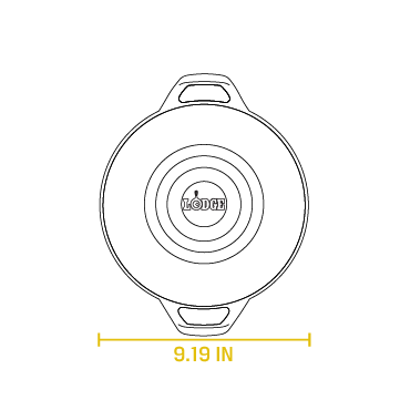 BBQ Accessories Lodge Cast Iron Mini Wok 9" 6 BBQ Accessories Lodge Cast Iron Mini Wok 9"