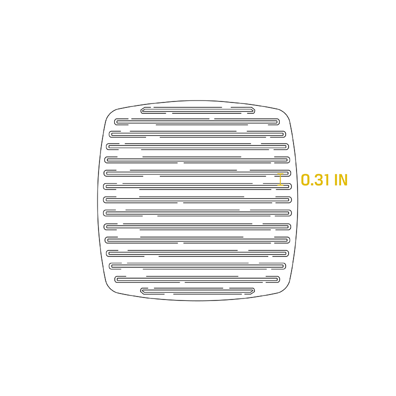 Lodge Cast Iron Panini Press 8.25" 3 Lodge Cast Iron Panini Press 8.25"