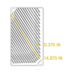 Lodge - Cast Iron Reversible Grill/Griddle 16.75