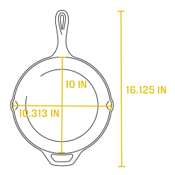 Lodge - Cast Iron Skillet 10.25