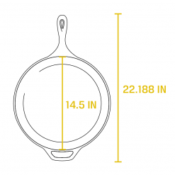 BBQ Accessories Lodge - Cast Iron Skillet 15