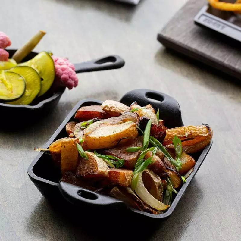 Lodge - Cast Iron Square Mini Server (10 Oz) BBQ Accessories 4 Lodge - Cast Iron Square Mini Server (10 Oz) BBQ Accessories