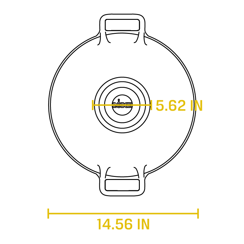 Lodge - Cast Iron Wok 14" 4 Lodge - Cast Iron Wok 14"