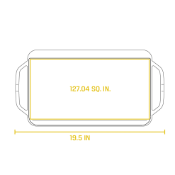 BBQ Accessories Lodge Chef Collection - Cast Iron Reversible Grill/Griddle