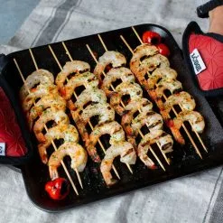 BBQ Accessories Lodge Chef Collection - Cast Iron Square Grill Pan 11" 5 BBQ Accessories Lodge Chef Collection - Cast Iron Square Grill Pan 11