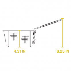 BBQ Accessories Lodge - Deep Fry Basket 11.5"