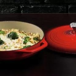 Lodge - Enameled Cast Iron Covered Casserole (3.6 Quart)