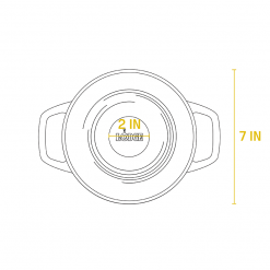 Lodge - Enameled Cast Iron Dutch Oven (1.5 Quart)