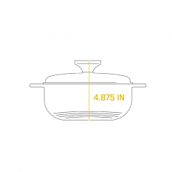 Lodge - Enameled Cast Iron Dutch Oven (1.5 Quart)