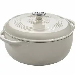 Lodge - Enameled Cast Iron Dutch Oven (6 Quart) BBQ Accessories