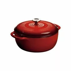 Lodge - Enameled Cast Iron Dutch Oven (6 Quart) BBQ Accessories