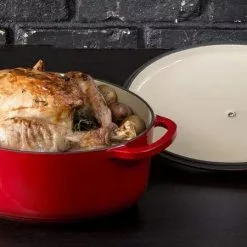 Lodge - Enameled Cast Iron Oval Dutch Oven (7 Quart)
