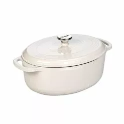 Lodge - Enameled Cast Iron Oval Dutch Oven (7 Quart)