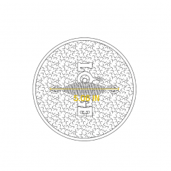 Lodge - Round Cast Iron Grill Press 7.5"
