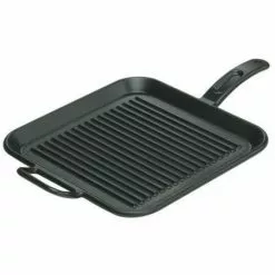 BBQ Accessories Lodge - Square Cast Iron Grill Pan 12"