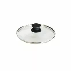 Lids & Domes Lodge - Tempered Glass Cover 8" W/ Phenolic Knob