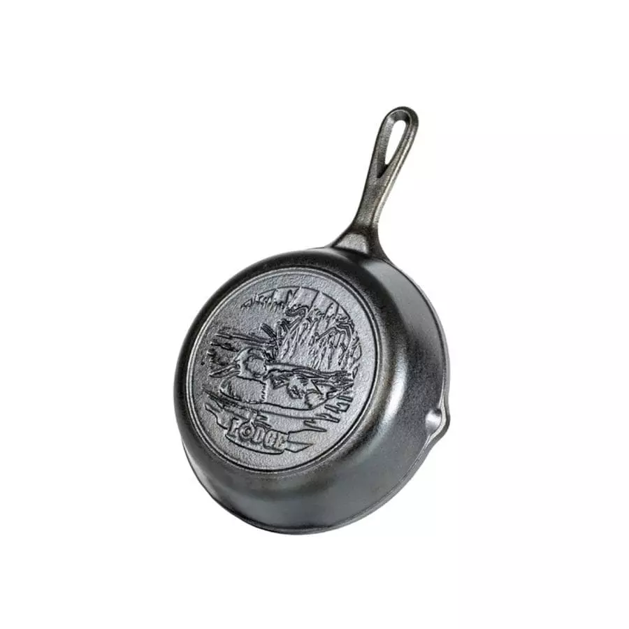 BBQ Accessories Lodge Wildlife Collection - Cast Iron Skillet 8" W/ Duck Scene 1 BBQ Accessories Lodge Wildlife Collection - Cast Iron Skillet 8" W/ Duck Scene