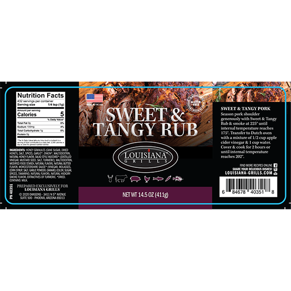 Louisiana Grills Sweet And Tangy Rub (14.5oz) 2 Louisiana Grills Sweet And Tangy Rub (14.5oz)
